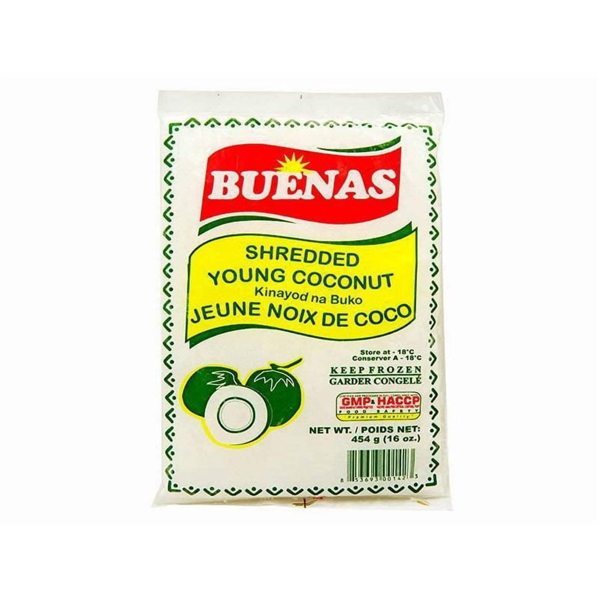 Frozen young coconut- 227G