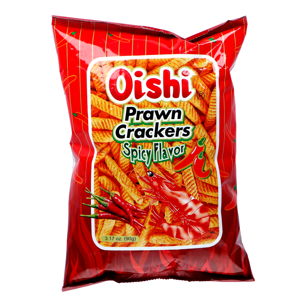 Oishi Prawn crackers- SPICY 60g