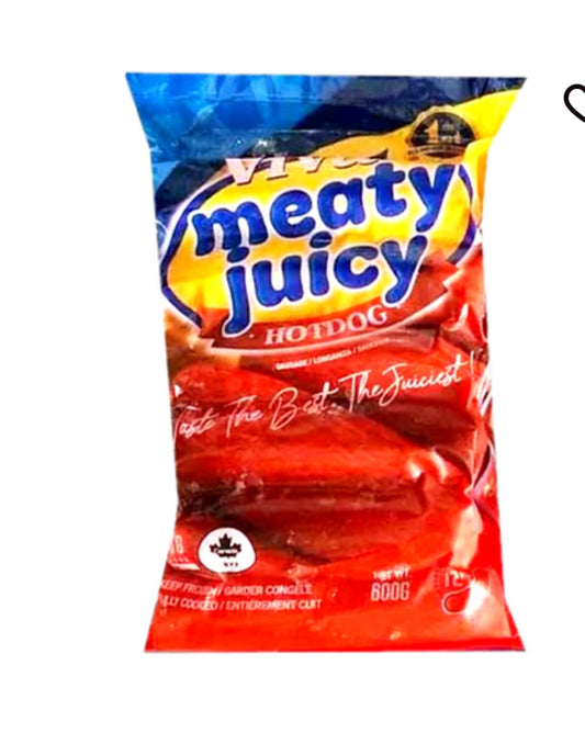 Viva meaty and Juicy Hotdog Jumbo- 600g