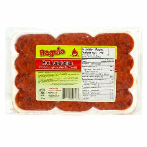 Hot Longganisa -375G