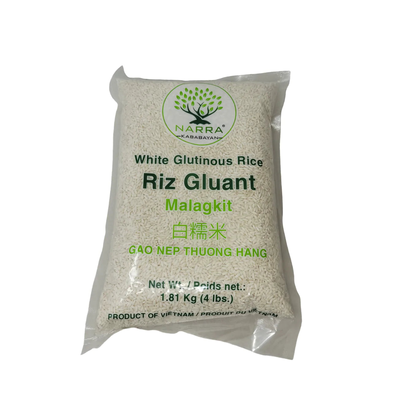 Narra Gloutinous Rice - 4Lbs