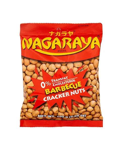 3045 Nagaraya Crackers Nuts BBQ 48x160g