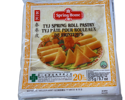 Spring roll wraps 8.5 in - 20 sheets